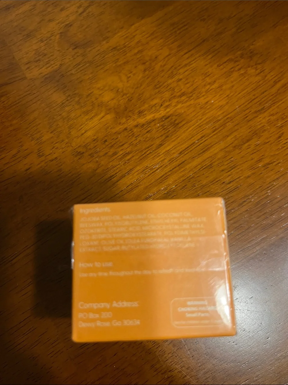 Honey Vanilla Creme Body Balm - Orange